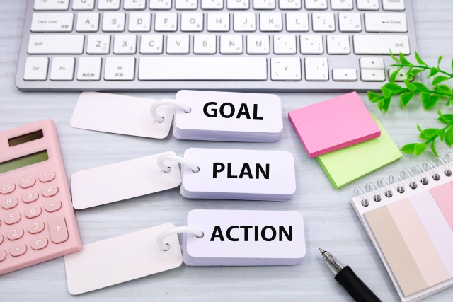 GOAL・PLAN・ACTION の学習カード